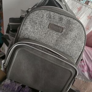 Itzy ritzy mini diaper bag color Grey Pretty Much Brand New